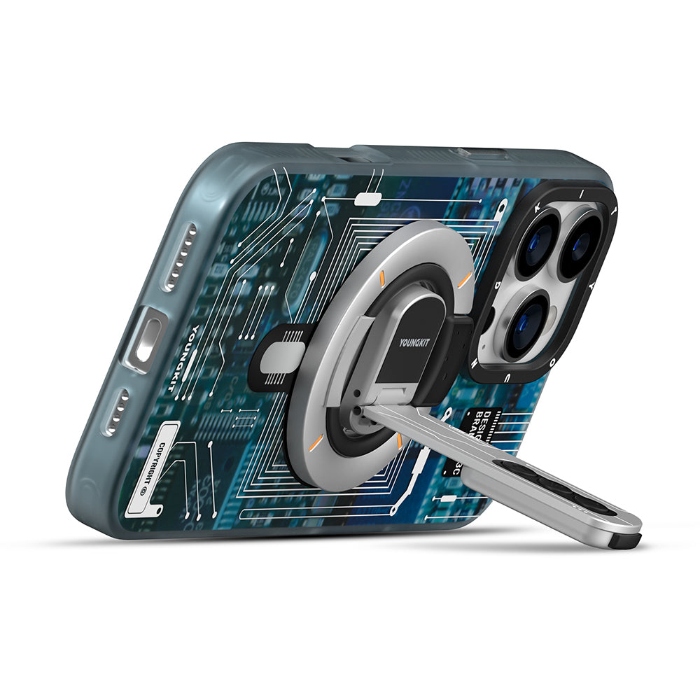 Youngkit Technology Serisi Telefon ve Tabletler için Magnetik Ring Stand Youngkit Technology Serisi Telefon ve Tabletler için Magnetik Ring Stand